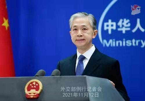 外交部發(fā)言人汪文斌。薛偉 攝