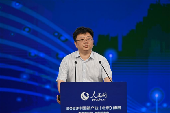 傳播內(nèi)容認(rèn)知全國重點(diǎn)實(shí)驗(yàn)室首席科學(xué)家張勇東。人民網(wǎng)記者 于凱攝
