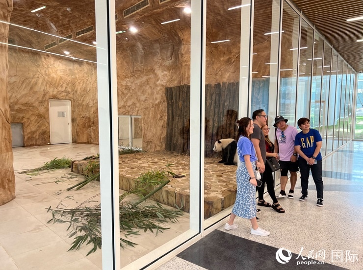當?shù)赜慰团c“四?！焙嫌?。人民網(wǎng)記者 張志文攝
