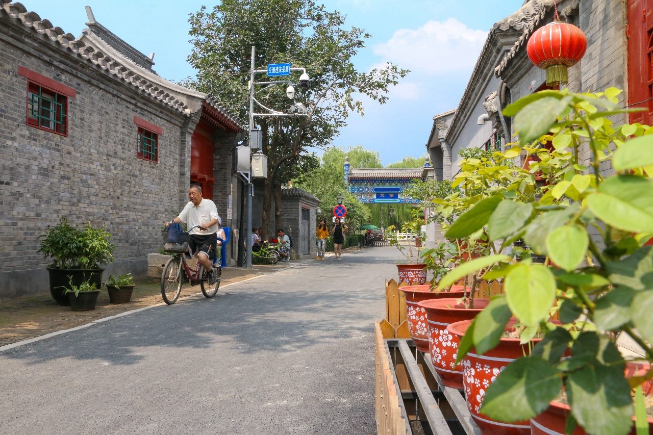  北京市南鑼鼓巷片區(qū)雨兒胡同（2019年7月25日攝）。
