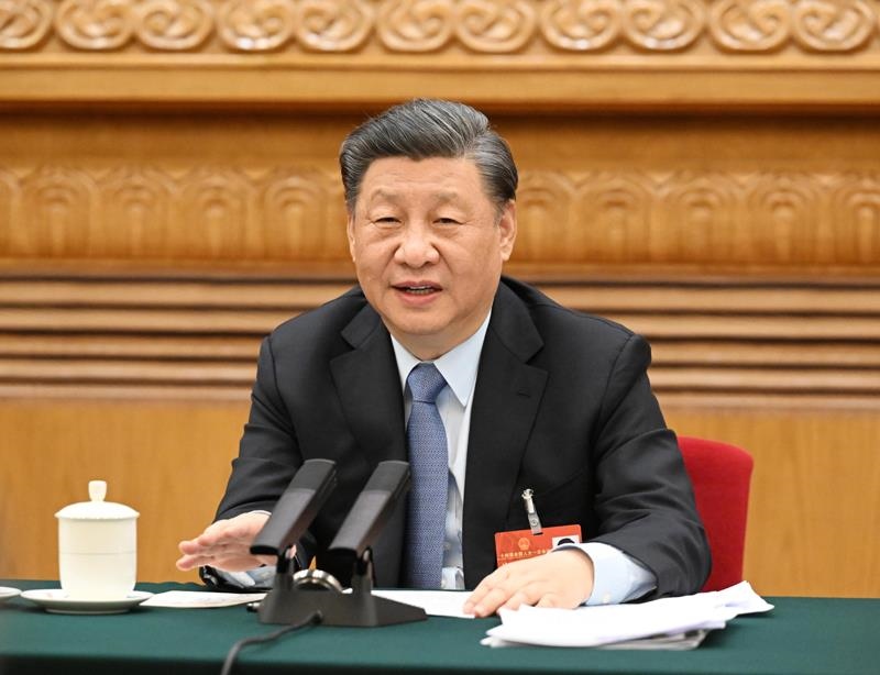 2023年3月5日，習(xí)近平總書記參加十四屆全國(guó)人大一次會(huì)議江蘇代表團(tuán)審議。