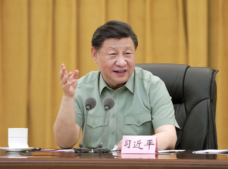 2023年7月26日，習近平到西部戰(zhàn)區(qū)空軍視察。