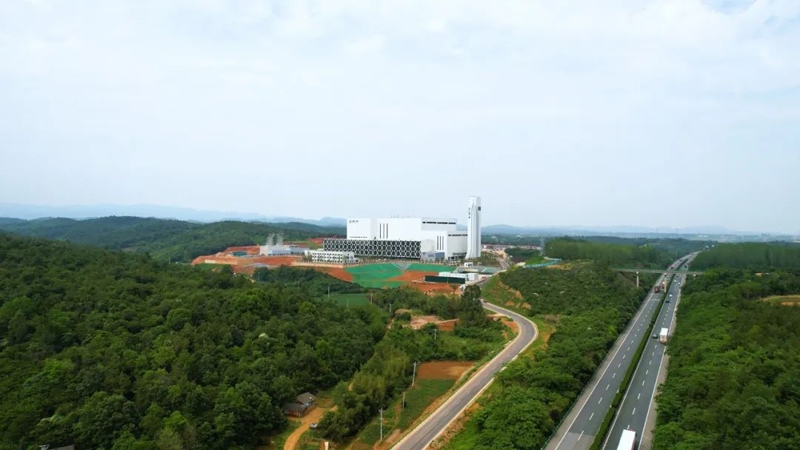 湖北省宜昌市生活垃圾發(fā)電特許經(jīng)營(yíng)項(xiàng)目。陳臣攝