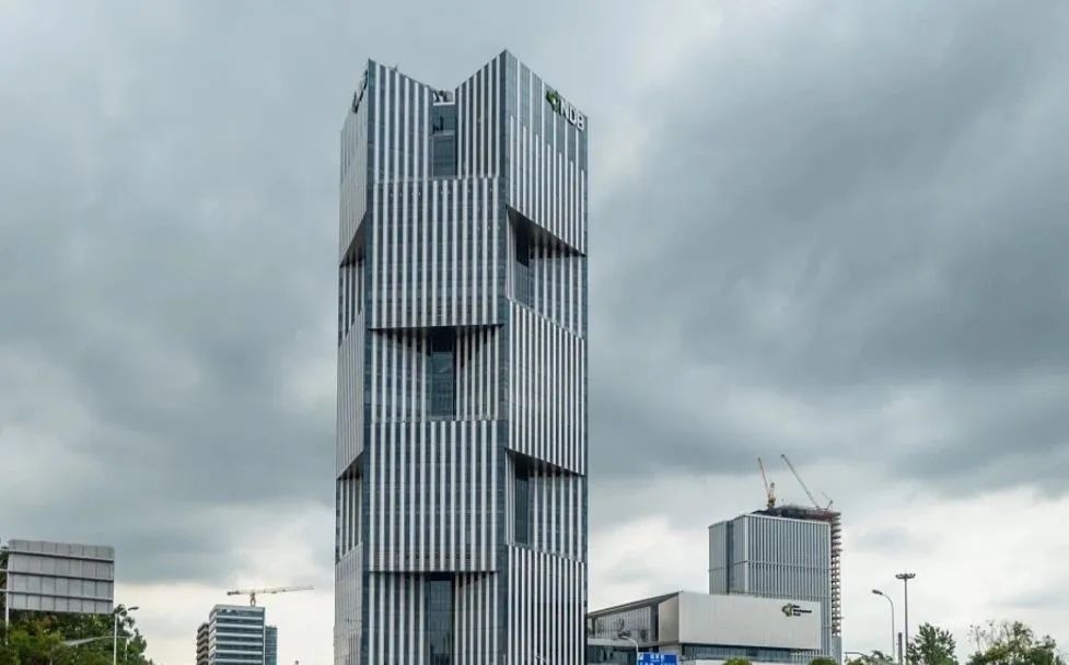 上海浦東新區(qū)，金磚國(guó)家新開發(fā)銀行總部大樓。