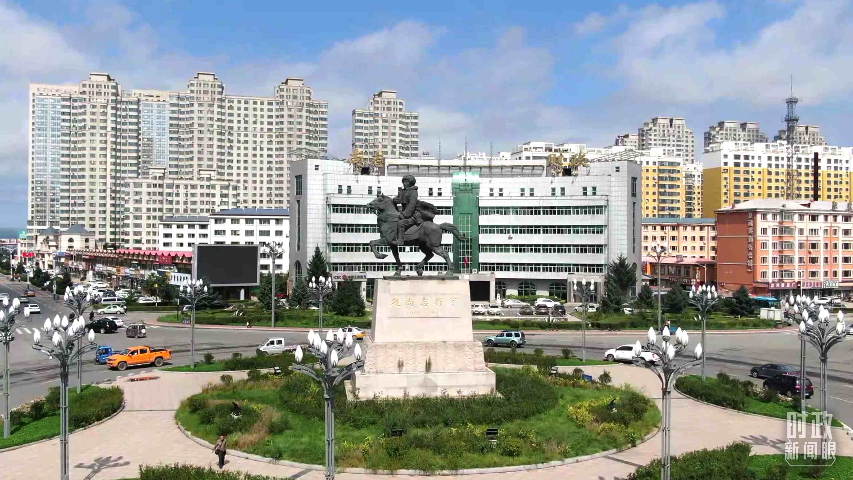 △哈爾濱市尚志市航拍。（總臺央視記者張耿生拍攝）