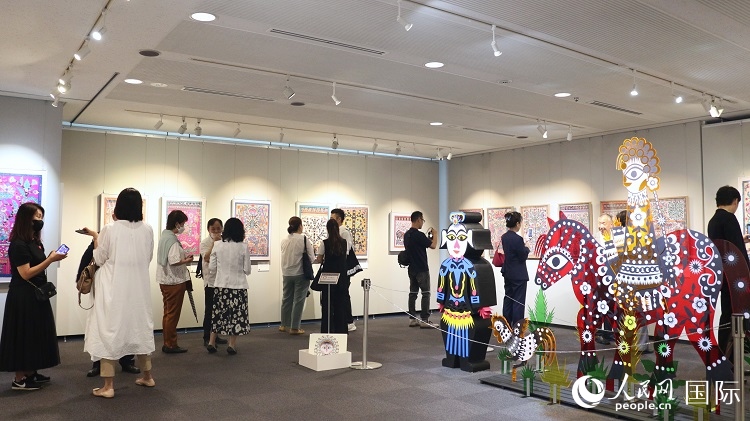 到場民眾觀看展覽。人民網(wǎng) 許可攝