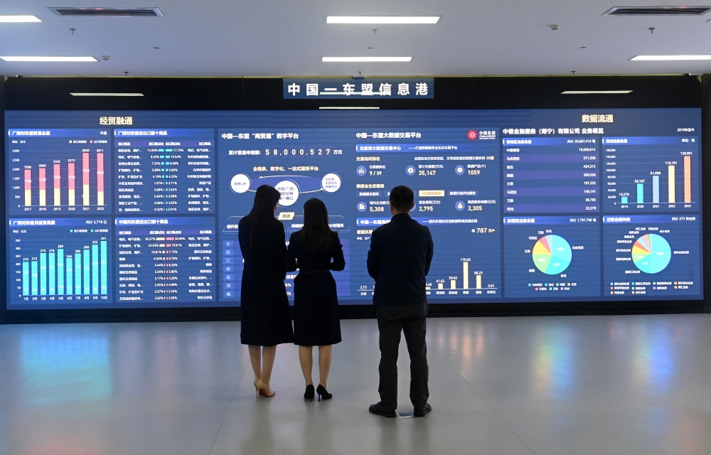 中國—東盟信息港股份有限公司展廳。