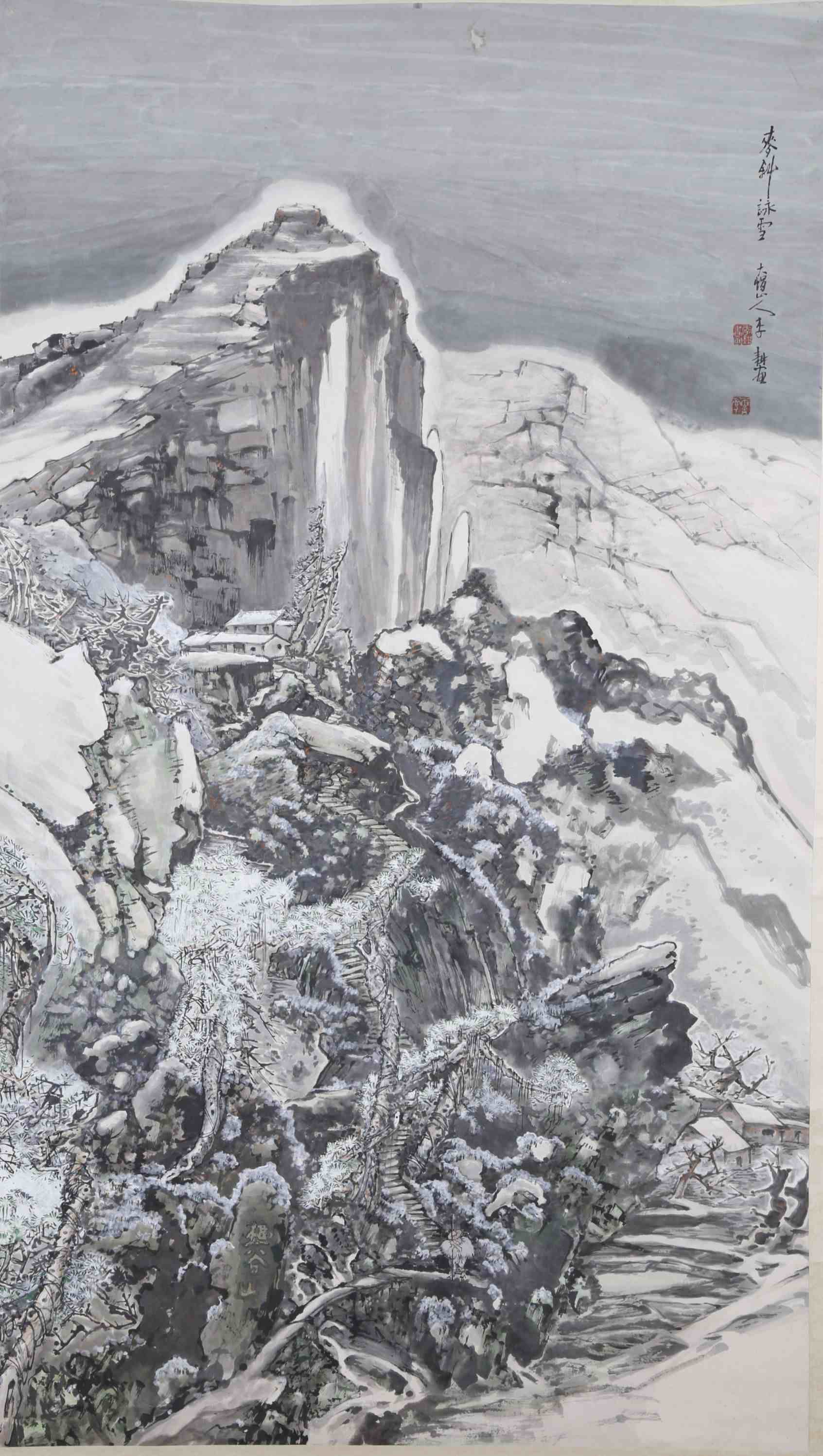 李耕畫作。(仙游縣博物館供圖)
