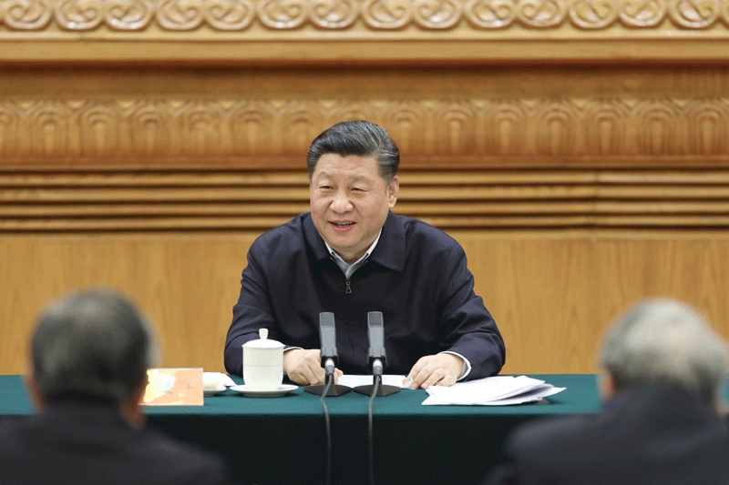 2019年3月18日，習(xí)近平總書記在北京主持召開學(xué)校思想政治理論課教師座談會并發(fā)表重要講話。