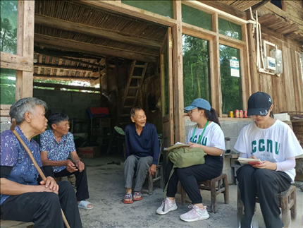 △ 2022年7月，華中師范大學(xué)生命科學(xué)學(xué)院鄉(xiāng)村振興之旅暑期實(shí)踐隊(duì)赴湖北省恩施市宣恩縣長(zhǎng)潭河侗族鄉(xiāng)開(kāi)展“生態(tài)文明助力鄉(xiāng)村振興”暑期社會(huì)實(shí)踐活動(dòng)。