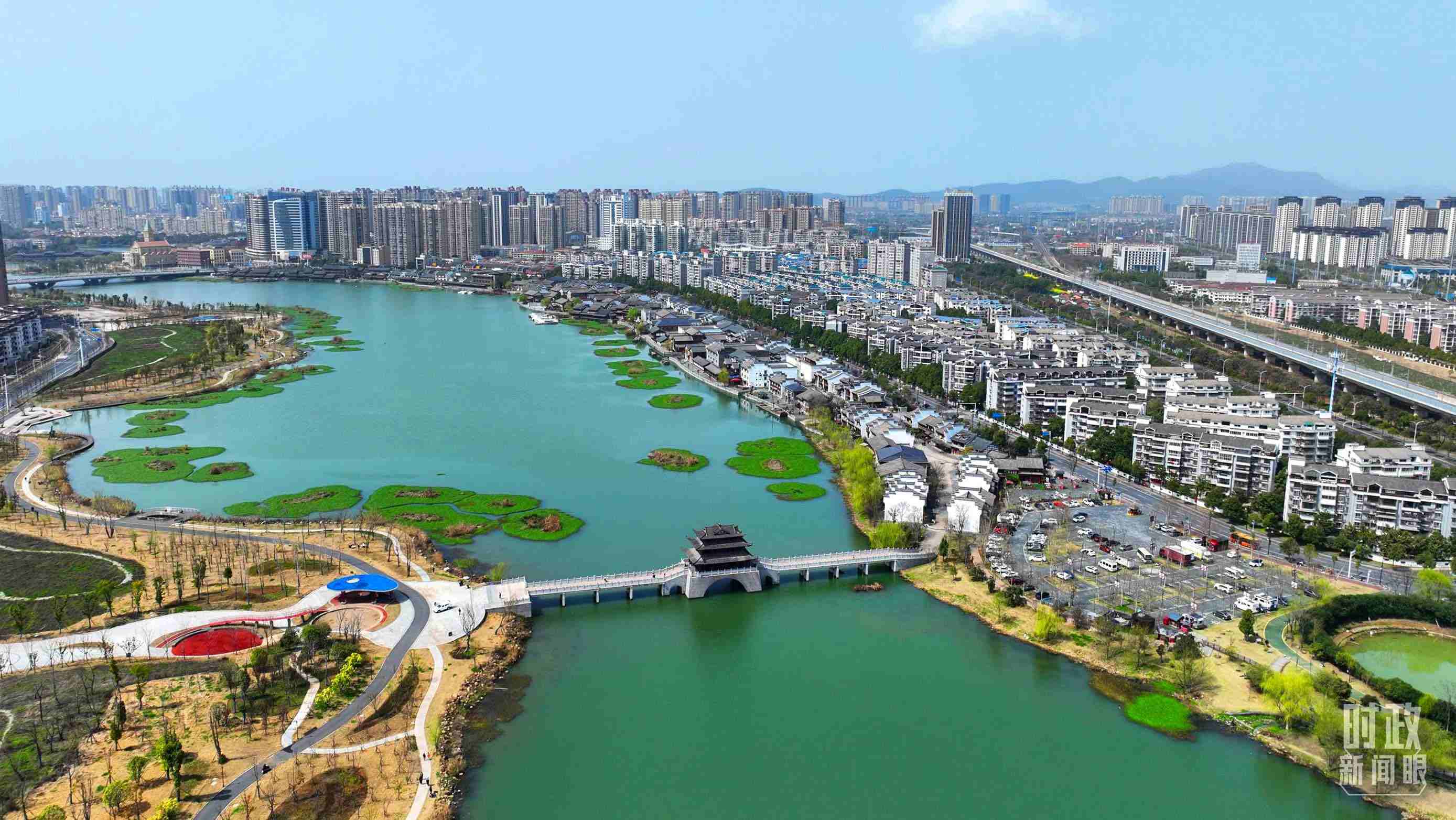 湖南常德。此次座談會前，習近平在長沙、常德兩地實地考察。（總臺央視記者范凱拍攝）