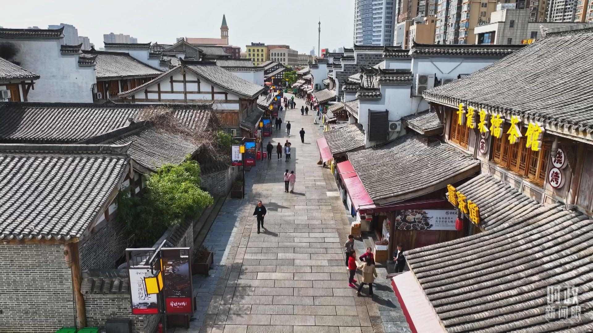△常德河街。（總臺記者姚鵬、溫盛強拍攝）