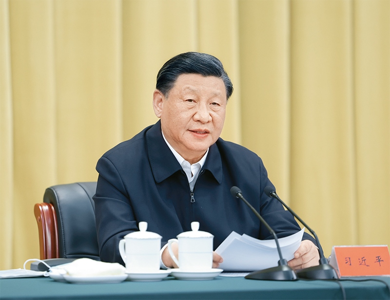 2023年6月2日，中共中央總書記、國家主席、中央軍委主席習近平在北京出席文化傳承發(fā)展座談會并發(fā)表重要講話。 新華社記者 鞠鵬/攝