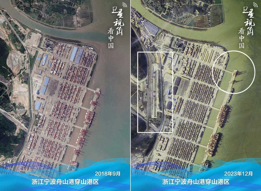 浙江寧波舟山港穿山港區(qū)新建1個(gè)泊位及鐵路穿山港站。