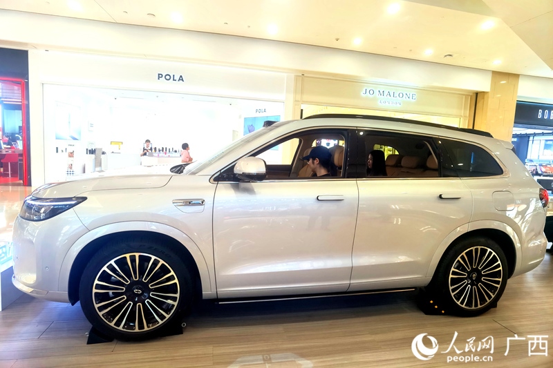  消費(fèi)者在試駕汽車。人民網(wǎng)記者 陳燕攝