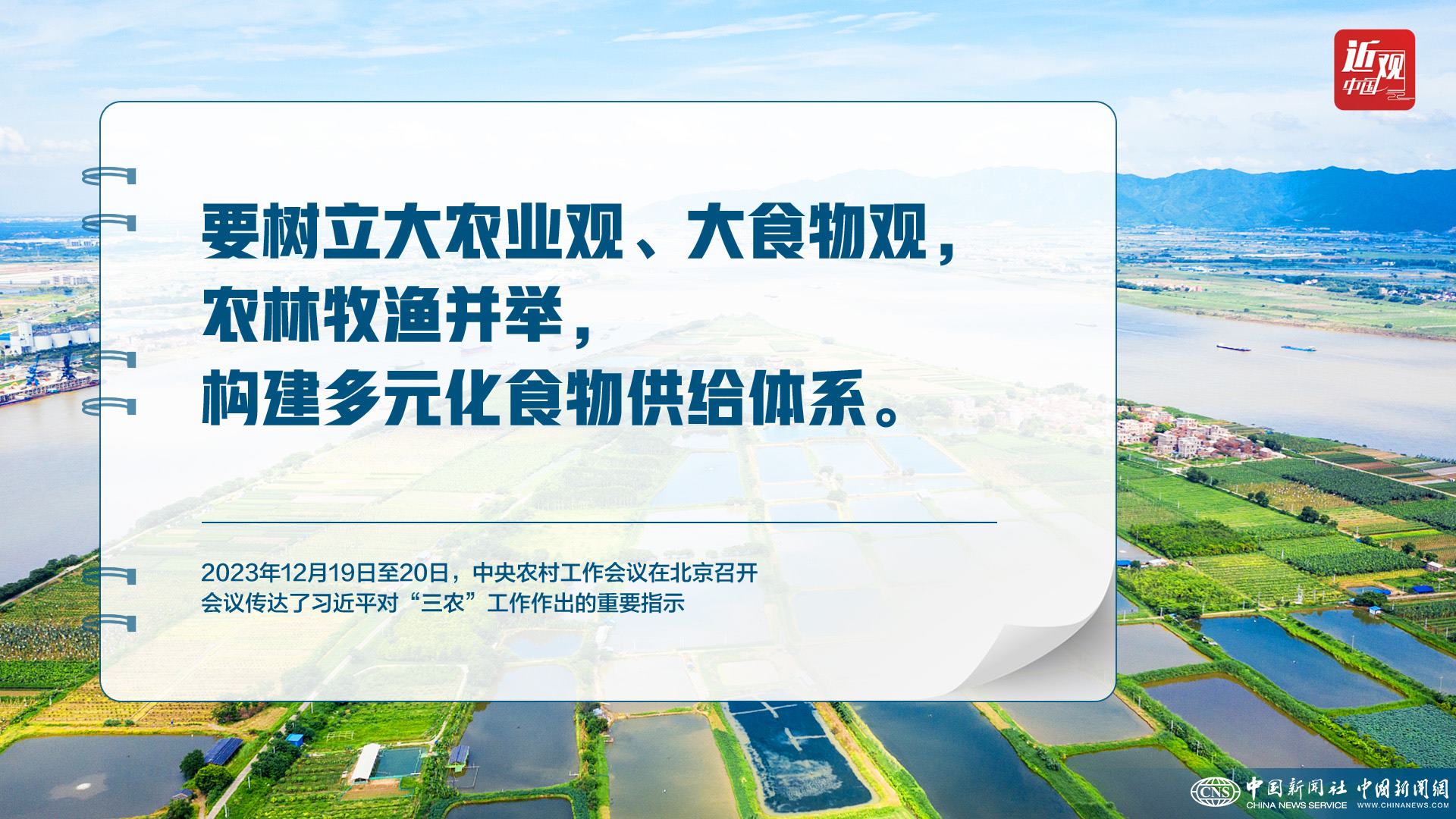 習(xí)近平：樹立大食物觀，構(gòu)建多元化食物供給體系