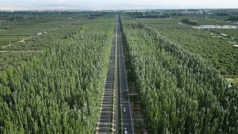 新疆柯柯牙景色（2023年9月1日攝，無人機照片）。新華社記者 李響 攝