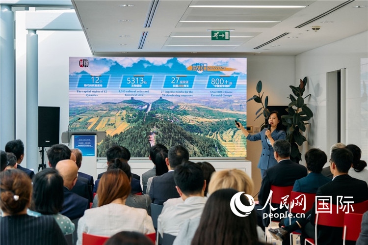 咸陽(yáng)市招商局局長(zhǎng)王苗致辭。