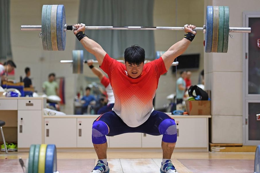5月10日，國家隊選手劉煥華在訓(xùn)練中。新華社記者 侯昭康 攝