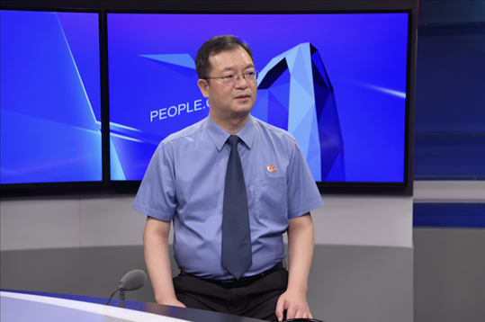福建省泉州市人民檢察院檢察長施建清。人民網(wǎng)記者 王曉嘯攝
