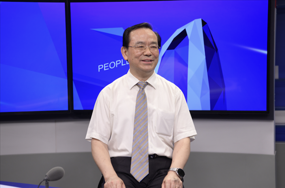 中國人民大學法學院教授、博士生導師楊建順。人民網(wǎng)記者 王曉嘯攝