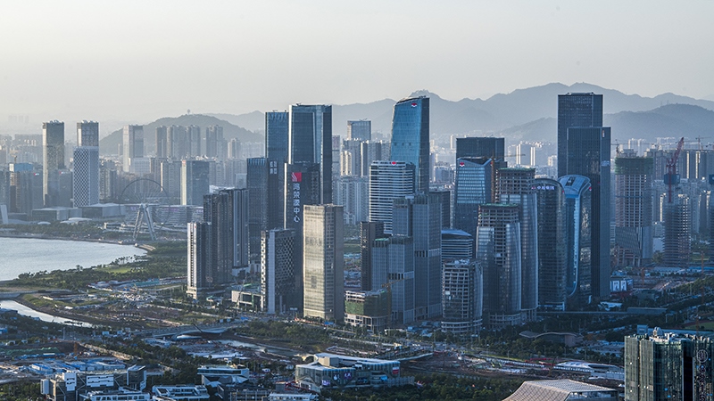 圖為深圳前海城市風光。