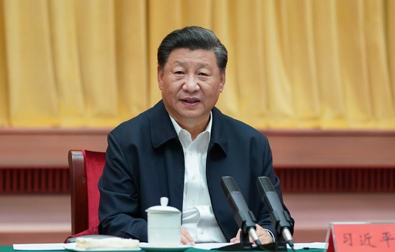 △2020年9月17日，習(xí)近平總書記在湖南長沙主持召開基層代表座談會并發(fā)表重要講話，聽取基層干部群眾代表對“十四五”規(guī)劃編制的意見和建議。