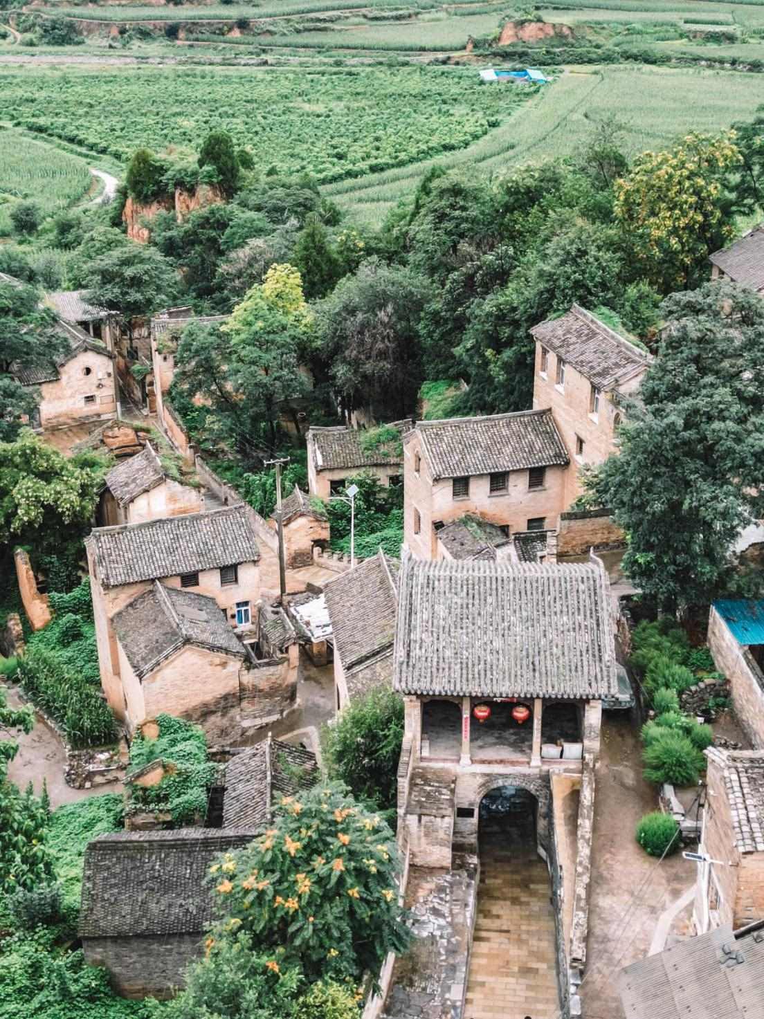 高平市永寧寨村，有許多明清建筑。王劍攝