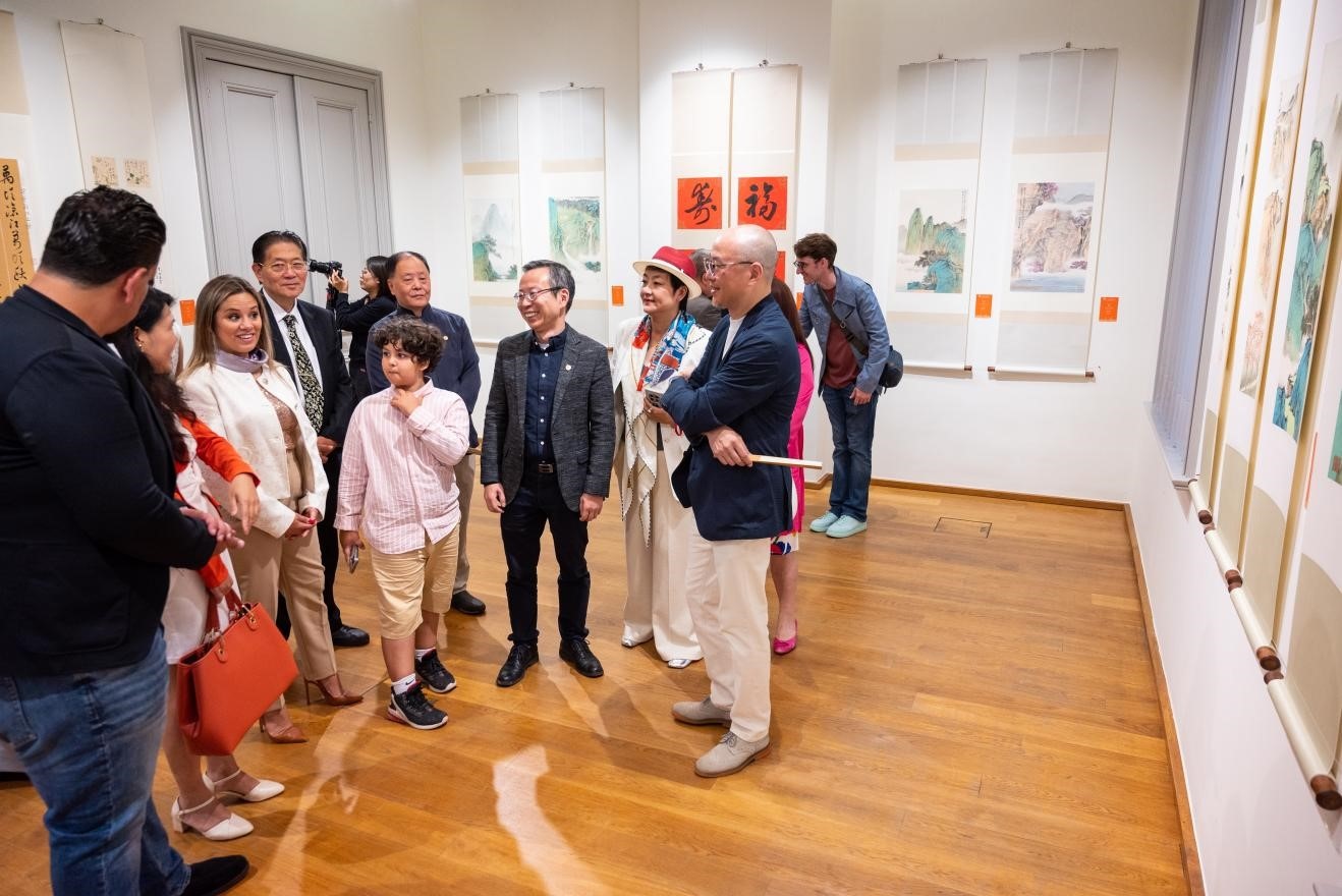 圖為展覽現(xiàn)場。布魯塞爾中國文化中心供圖