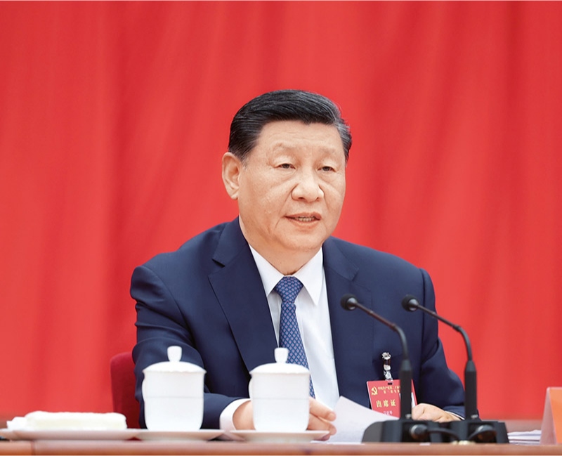 中國共產(chǎn)黨第二十屆中央委員會第三次全體會議，于2024年7月15日至18日在北京舉行。中央委員會總書記習近平作重要講話。 新華社記者 鞠鵬/攝