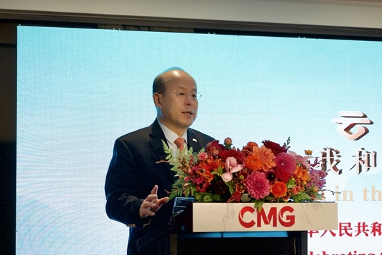 中國(guó)駐澳大利亞大使肖千出席活動(dòng)并致辭。張舒惠攝