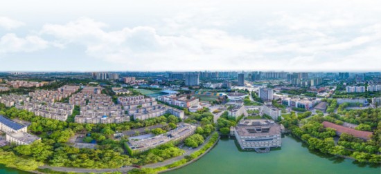 成都理工大學全景航拍圖。成都理工大學供圖
