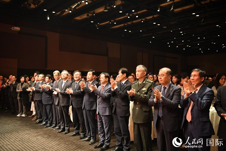 招待會(huì)現(xiàn)場(chǎng)。人民網(wǎng) 李帆攝