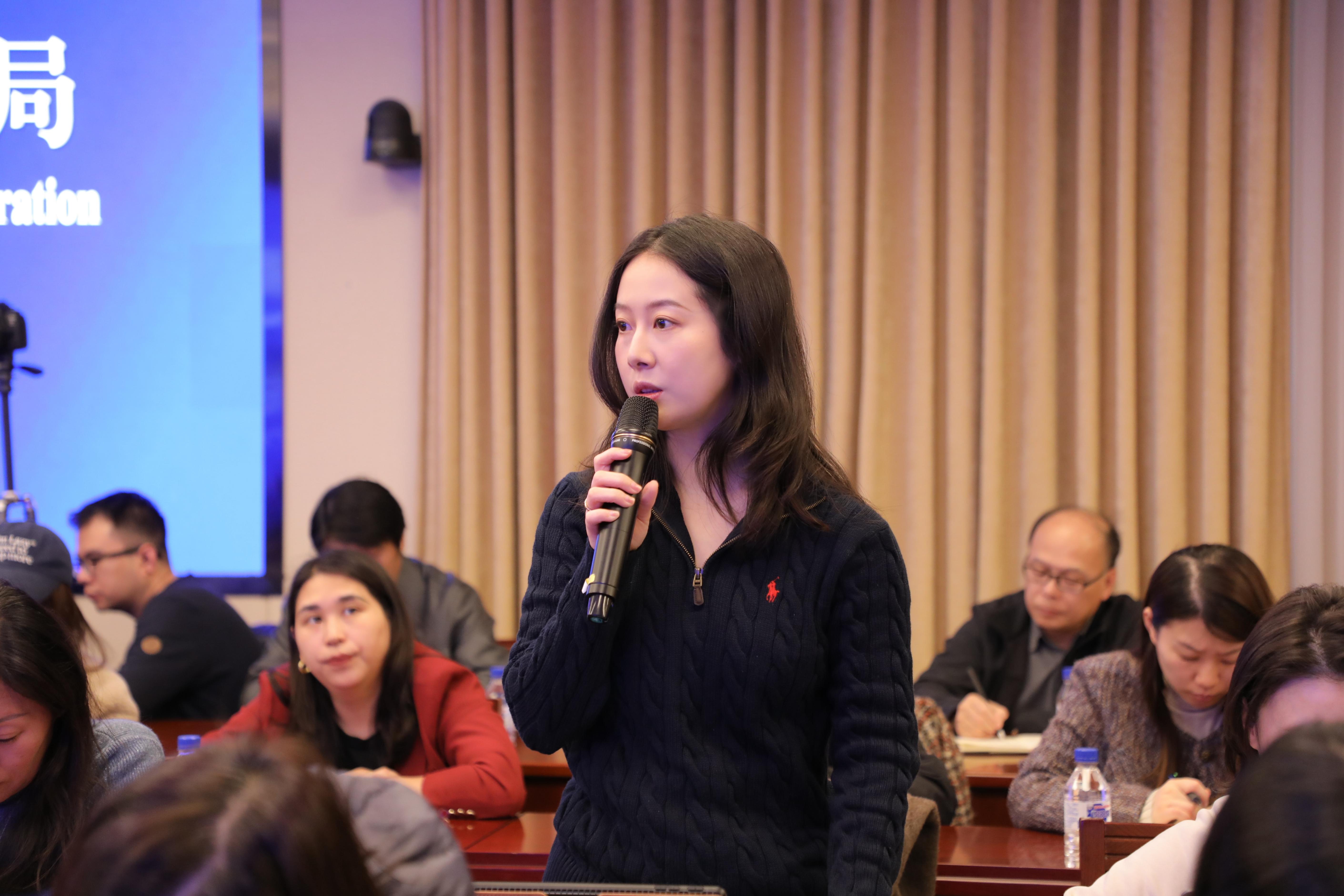 人民網(wǎng)記者提問。會議方供圖