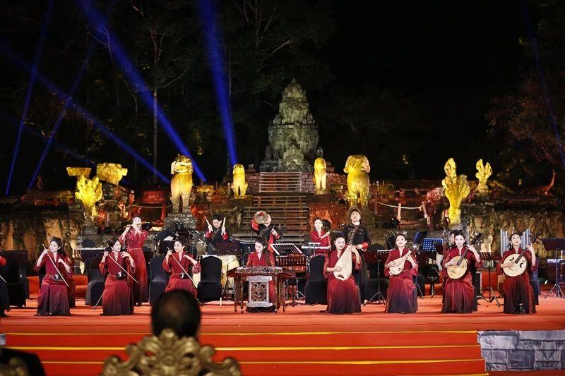 2024年1月13日，在柬埔寨暹粒舉行的“中柬人文交流年”啟動儀式。