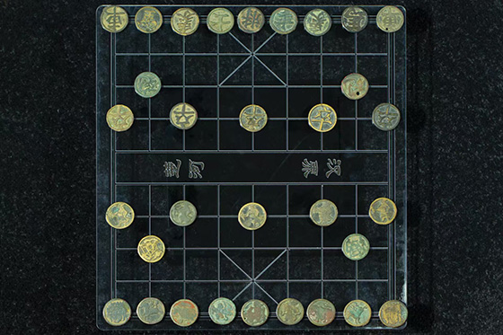 宋代中國銅象棋子。主辦方供圖