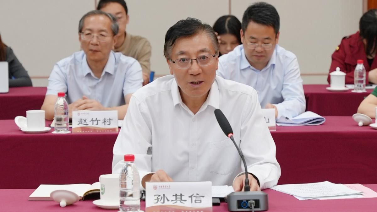 中國(guó)工程院院士、中國(guó)農(nóng)業(yè)大學(xué)校長(zhǎng)孫其信。校方供圖